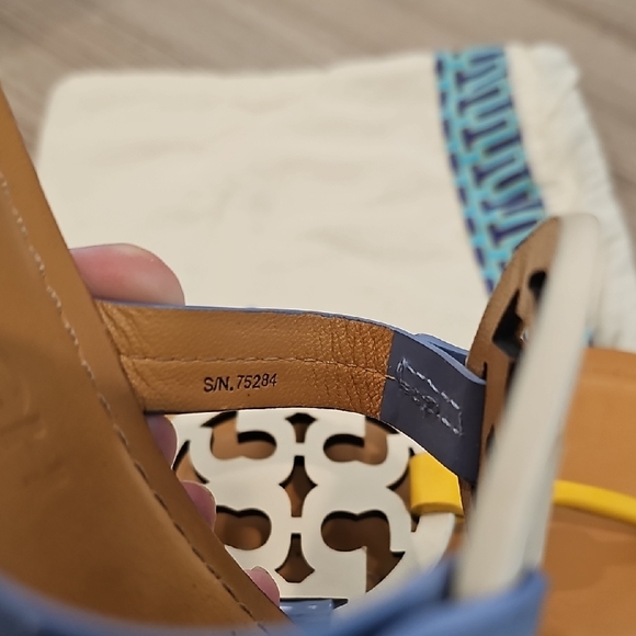 Tory Burch Tan and Yellow Miller Sandals - Picture 5 of 7